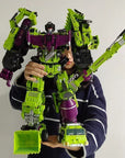 6 IN 1 NBK 42CM Devastator Toy Transformation KO Robot Car combination Action Figure excavator Blender Model Kid NO BOX