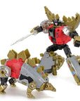 BPF 5IN1 ABS Model Transformation G1 Robot Toy Dinoking Volcanicus Grimlock Slag Sludge Snarl Swoop Slash Dinobots Action Figure