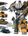 HaiZhiXing 5in1 Combiners Bruticus G1 Transformation Action Figure Toy Brawl Swindle Onslaught Model Deformation Car Robot KO
