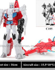 Haizhixing 5 in 1 Bruticus Devastator Superion Defensor Transformation Robot Car Action Figures Aircraft Model Kids Boy Toy