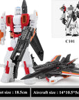 Haizhixing 5 in 1 Bruticus Devastator Superion Defensor Transformation Robot Car Action Figures Aircraft Model Kids Boy Toy
