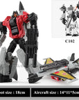 Haizhixing 5 in 1 Bruticus Devastator Superion Defensor Transformation Robot Car Action Figures Aircraft Model Kids Boy Toy