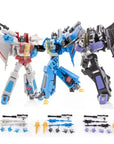 JINBAO Starscream Thundercracker Skywarp F15 FG01 DS01 DF06 Set Plane Anime Action Figure Model Transformation Robot Toys