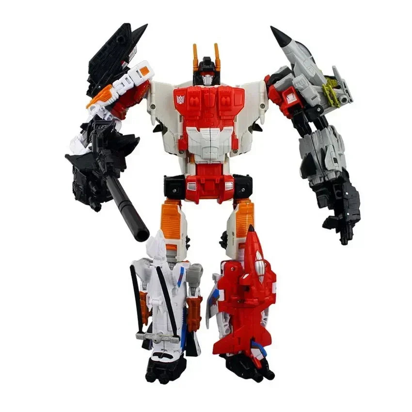 5in1 Superion HZX Transformation Toys Anime Action Figure KO G1 Robot Aircraft Engineering Vehicle Model NO Box