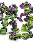 6 IN 1 NBK 42CM Devastator Toy Transformation KO Robot Car combination Action Figure excavator Blender Model Kid NO BOX