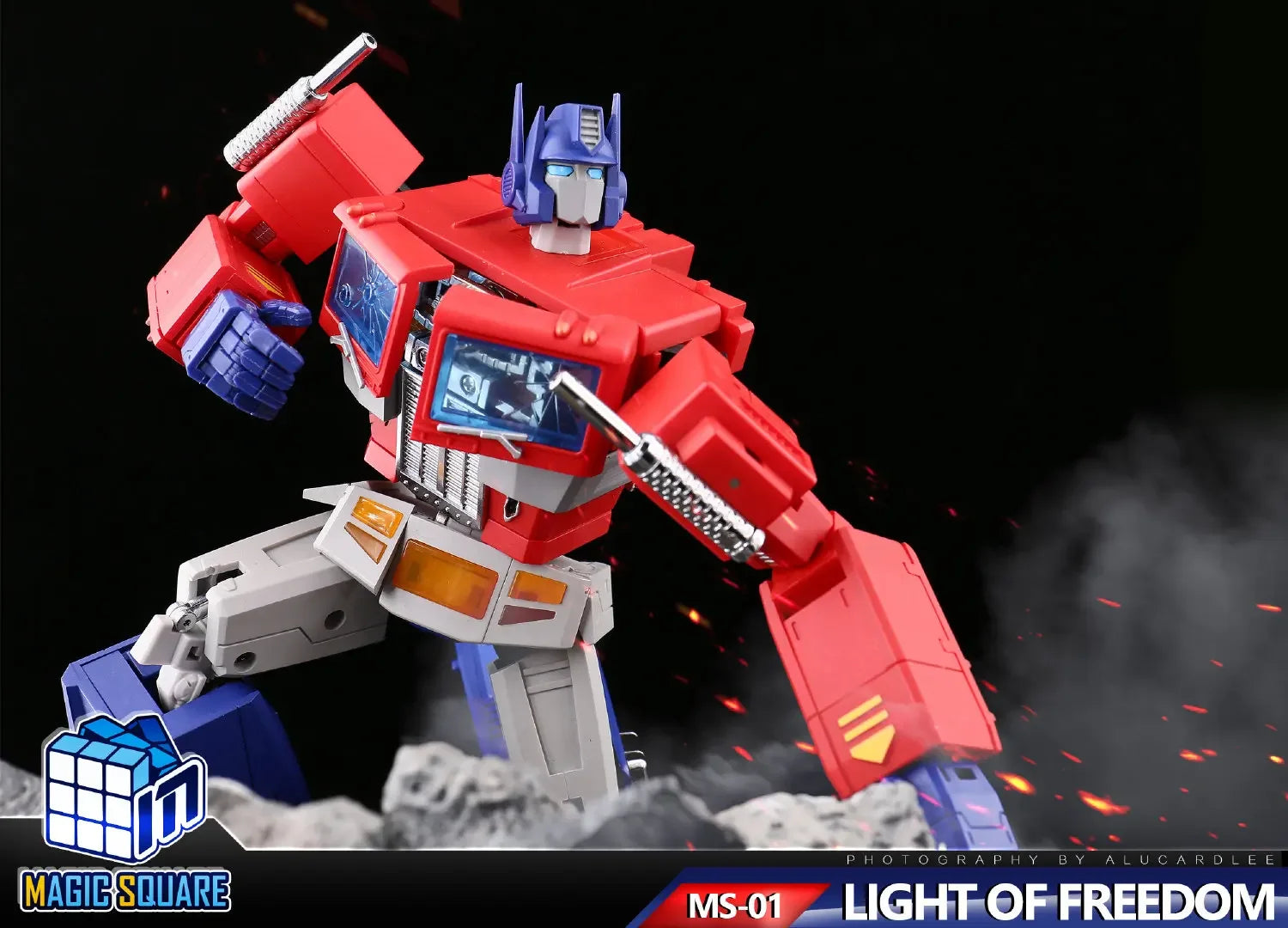 MS-TOYS MS-01 OP Commander Metallic Color 1.0 VER Light Of Freedom MP Action Figure Toy