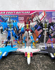 JINBAO Starscream Thundercracker Skywarp F15 FG01 DS01 DF06 Set Plane Anime Action Figure Model Transformation Robot Toys
