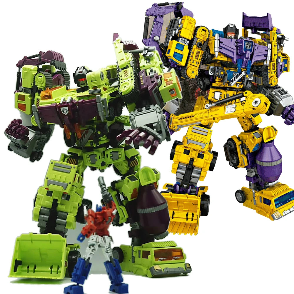 NBK Deformation Oversize Toys Robot Devastator Engineering Combiner 6 in 1