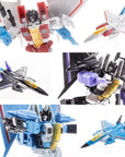JINBAO Starscream Thundercracker Skywarp F15 FG01 DS01 DF06 Set Plane Anime Action Figure Model Transformation Robot Toys
