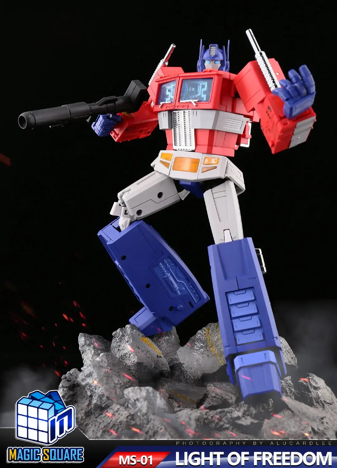 MS-TOYS MS-01 OP Commander Metallic Color 1.0 VER Light Of Freedom MP Action Figure Toy