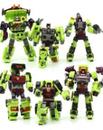 6 IN 1 NBK 42CM Devastator Toy Transformation KO Robot Car combination Action Figure excavator Blender Model Kid NO BOX