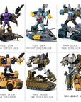 HaiZhiXing 5in1 Combiners Bruticus G1 Transformation Action Figure Toy Brawl Swindle Onslaught Model Deformation Car Robot KO