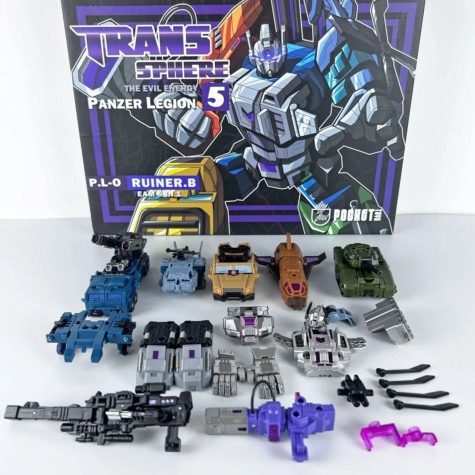 Pocket Toys Transformation Bruticus 5 in 1 PT-05
