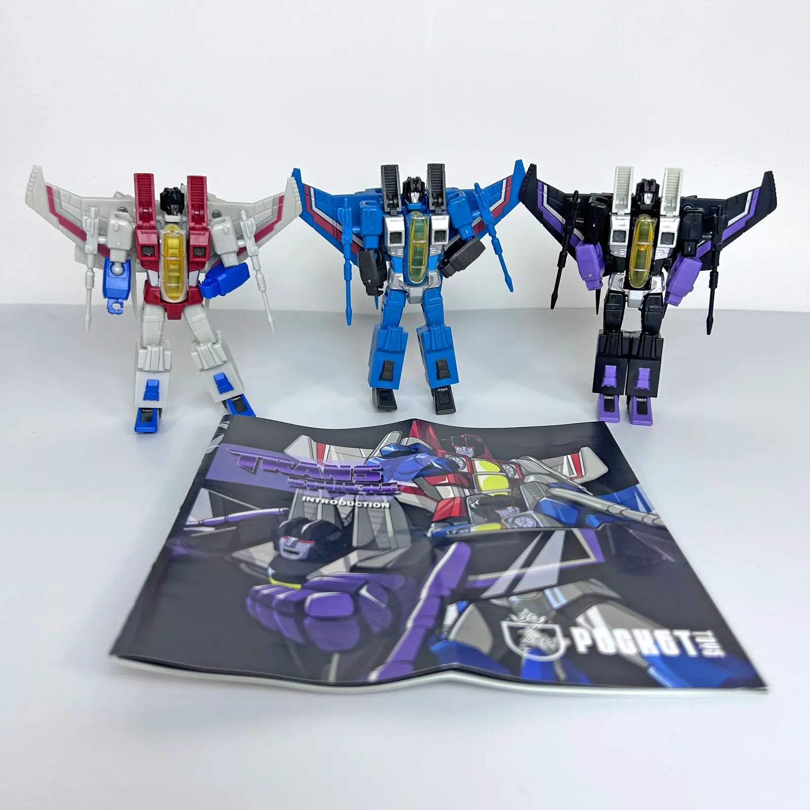Transformation PT PT-F15 PT F15 Pocket Toys Starscream Skywarp Thundercracker KO MP Action Figure Robot