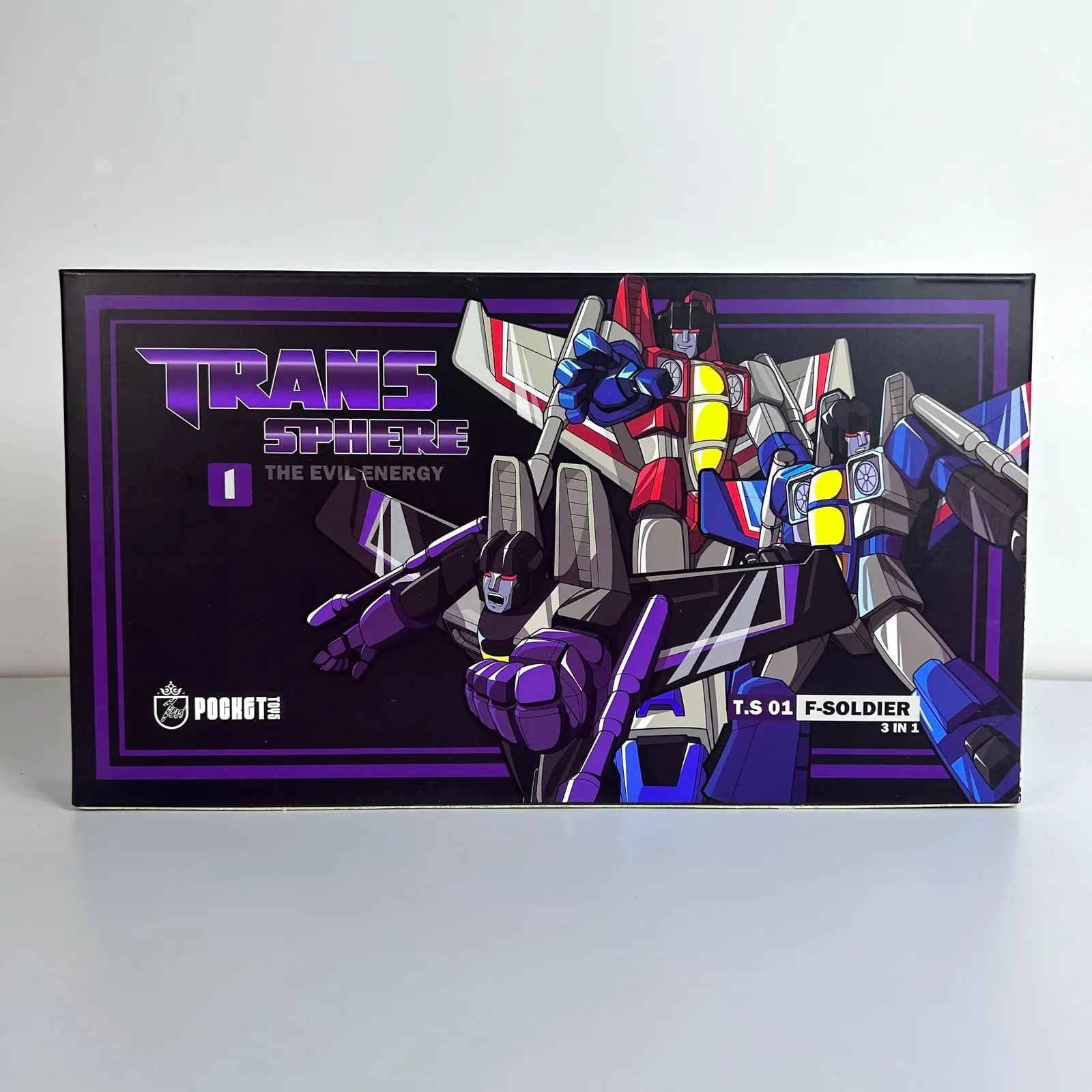 Transformation PT PT-F15 PT F15 Pocket Toys Starscream Skywarp Thundercracker KO MP Action Figure Robot