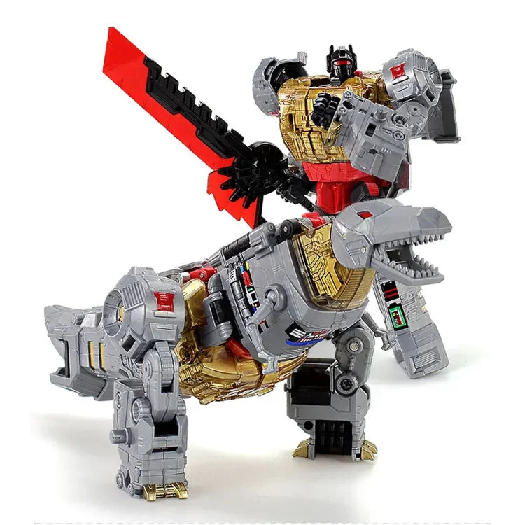 BPF 05 Grimlock Transformation Dinoking Volcanicus Tyrannosaurus Rex Tyrone Cable Dinobots 5IN1 Action Figure Robot Toys