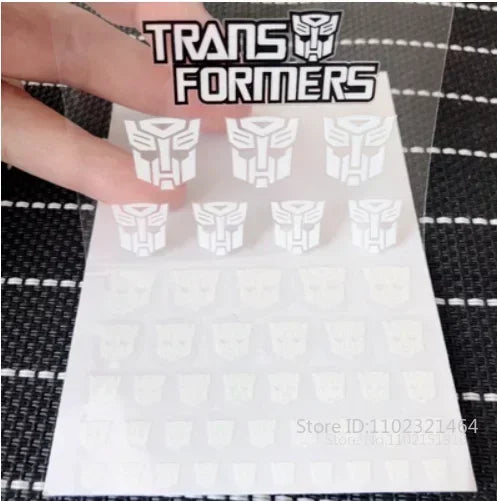 Transformation Toys Stickers Anime Decepticons Autobots G1 Symbol Decal Custom DIY Scene Accessories Decoration Boy Gril Gift