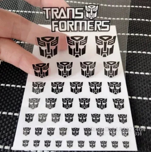 Transformation Toys Stickers Anime Decepticons Autobots G1 Symbol Decal Custom DIY Scene Accessories Decoration Boy Gril Gift
