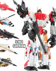 HZX 6In1 Devastator Haizhixing Transformation Toys Anime Action Figure KO G1 Robot Aircraft Engineering Vehicle Model NO Box