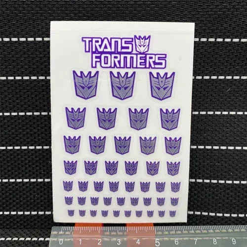 Transformation Toys Stickers Anime Decepticons Autobots G1 Symbol Decal Custom DIY Scene Accessories Decoration Boy Gril Gift