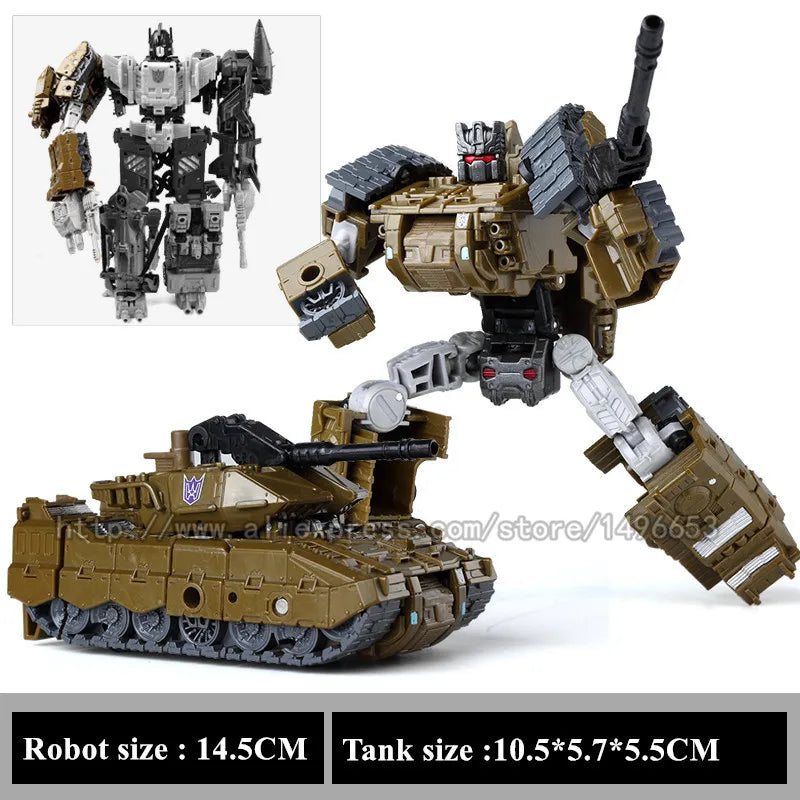 Haizhixing 5 in 1 Bruticus Devastator Superion Defensor Transformation Robot Car Action Figures Aircraft Model Kids Boy Toy