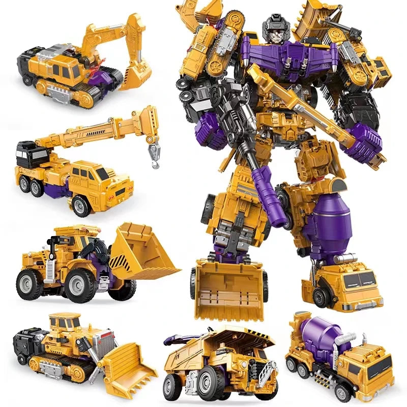 NBK Deformation Oversize Toys Robot Devastator Engineering Combiner 6 in 1