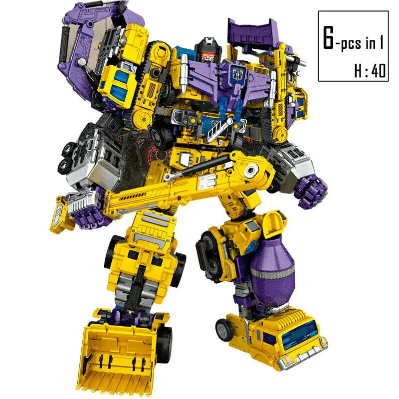 NBK Deformation Oversize Toys Robot Devastator Engineering Combiner 6 in 1