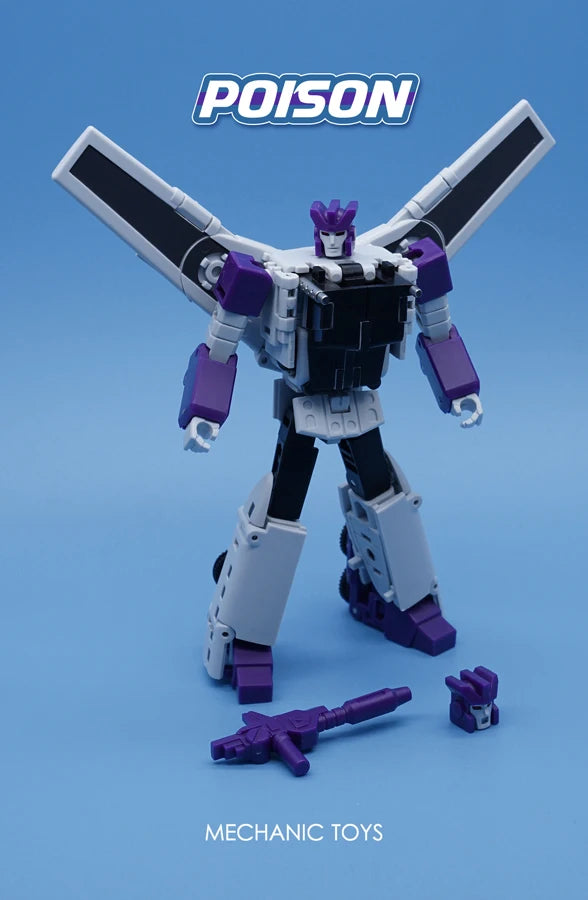 MFT MS27 MS-27 POISONOUS FOG Triple Changers Steel Battle Transformation Mini Warrior Action Figure Robot Toys Collection Gifts
